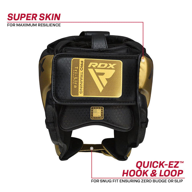 Helmet RDX L1 Mark Pro Cheek Boxing Training Head Guard Golden original