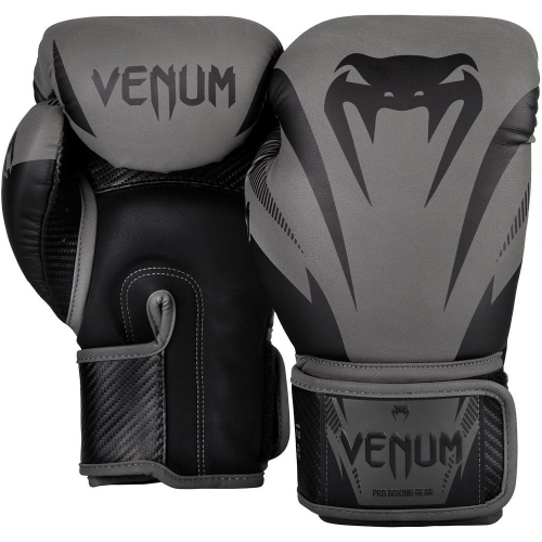 Боксерські рукавиці Venum Impact Boxing Gloves Black/Grey купити