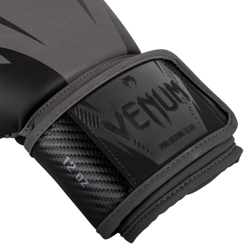Боксерські рукавиці Venum Impact Boxing Gloves Black/Grey ціна