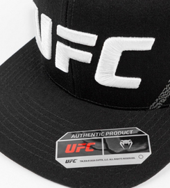 Кепка Venum Authentic UFC FightNight Snapback Hat Black, Фото № 4