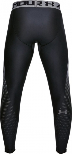 Компрессионные штаны Under Armour Mens HeatGear Armour Graphic Compression Leggins Black, Фото № 5