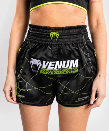 Venum Training Camp 4.0 Muay Thai Short - Black/Neon Green
