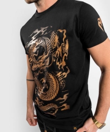 Футболка Venum Dragons Flight T-Shirt Black Bronze, Фото № 3