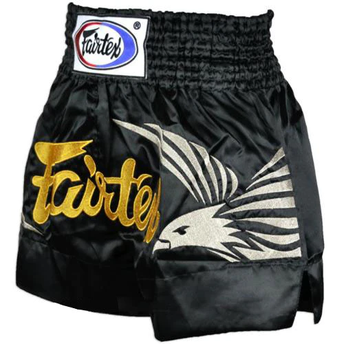 Шорти для тайського боксу Fairtex BS0657 Eagle Black купити