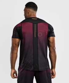 Тренировочная футболка Venum Tactical XT Dry tech T-shirt - Black/Burgundy/Gold цена