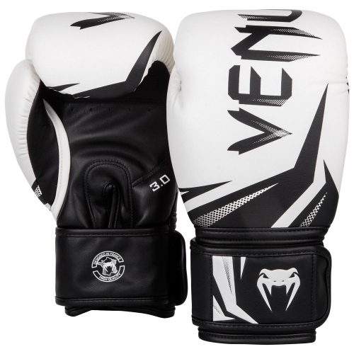 Боксерские перчатки Venum Challenger 3.0 Boxing Gloves White Black купить