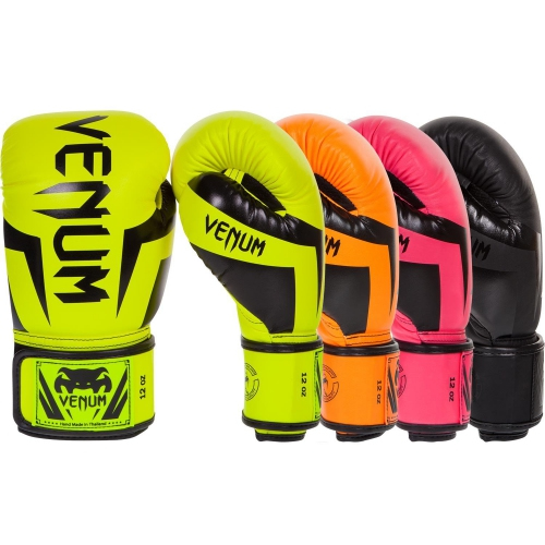 Venum Elite Boxing Gloves Neo Yellow boxing gloves original