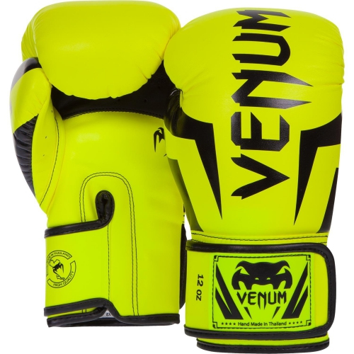 Venum Elite Boxing Gloves Neo Yellow boxing gloves buy