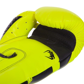 Боксерские перчатки Venum Elite Boxing Gloves Neo Yellow, Фото № 4