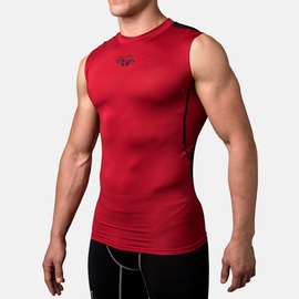 Компрессионная футболка без рукавов Peresvit Air Motion Red Black Tank