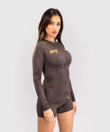 Жіночий рашгард UFC Venum FIGHT WEEK 4.0 Womens Rashguards Dark Brown купити