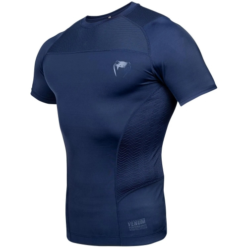 Рашгард Venum G-Fit Rashguard Short Sleeves Navy купить