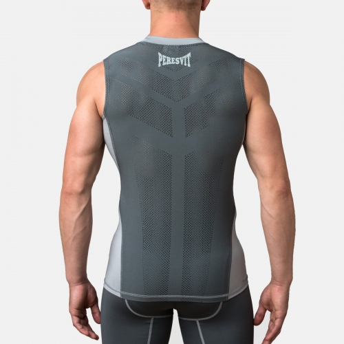 Компресійна футболка без рукавів Peresvit Air Motion Graphite Grey Black Tank ціна