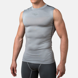 Компрессионная футболка без рукавов Peresvit Air Motion Graphite Grey Black Tank