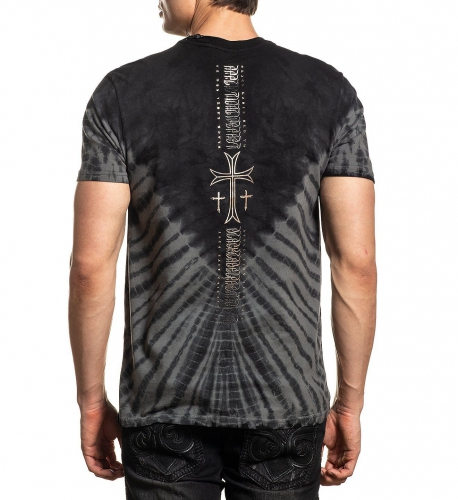 Футболка Affliction Mavi SS Tee Dust Wash купить