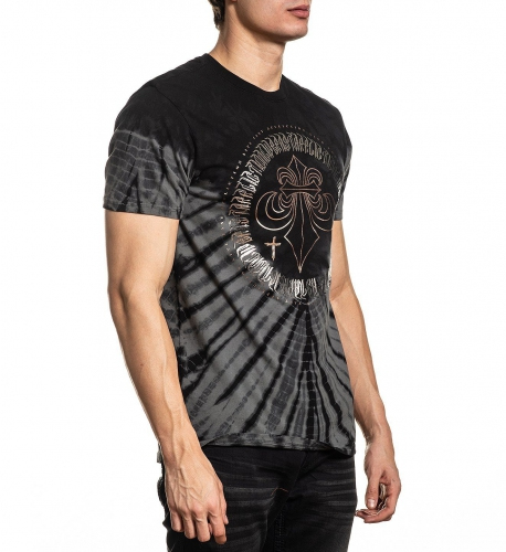 Футболка Affliction Mavi SS Tee Dust Wash цена