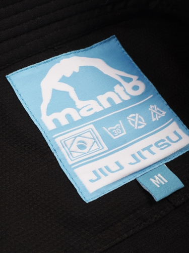 Childrens kimono MANTO Junior 2.0 Youth BJJ Gi Black size