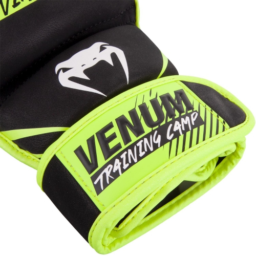 MMA gloves Venum Training Camp 2.0 MMA Gloves Black Neo Yellow size