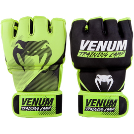 Рукавиці MMA Venum Training Camp 2.0 MMA Gloves Black Neo Yellow