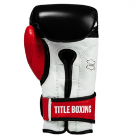 Боксерские перчатки Title Enforcer Heavy Bag Gloves Black Red, Фото № 3
