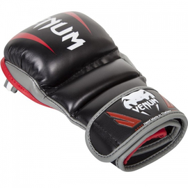 Перчатки MMA Venum Elite Sparring MMA Gloves Black, Фото № 6