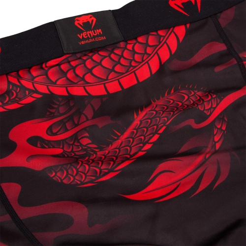 Компрессионные штаны Venum Dragons Flight Spats Red розмір