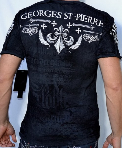 Футболка Affliction Georges St. Pierre T-Shirt - Black купити