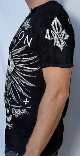 Футболка Affliction Georges St. Pierre T-Shirt - Black ціна