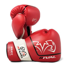 Боксерские перчатки Rival RS2V2 Pro Sparring Gloves Velcro Red