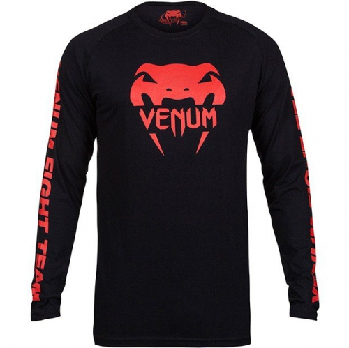 Реглан Venum Pro Team 2.0 Long Sleeve T-Shirt Red Devil купить