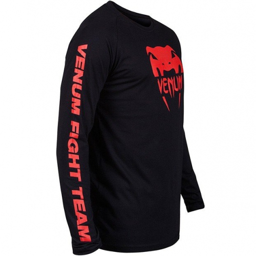 Реглан Venum Pro Team 2.0 Long Sleeve T-Shirt Red Devil фото