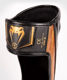 Venum Elite Evo Black Bronze shin guard photo