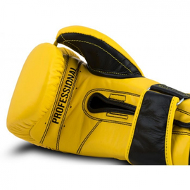 Боксерские перчатки Pro Mex Professional Bag Gloves V2.0 Yellow, Фото № 3