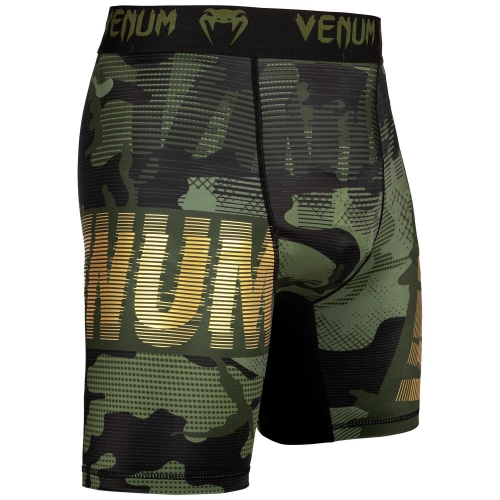 Компрессионные шорты Venum Tactical Compression Shorts Forest Camo Black купити
