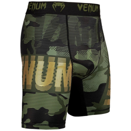 Компрессионные шорты Venum Tactical Compression Shorts Forest Camo Black, Фото № 2