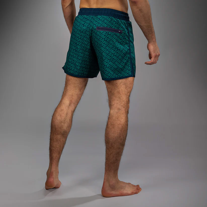 Спортивні шорти Venum Echo Boardshorts Dark Blue Emerald Green фото