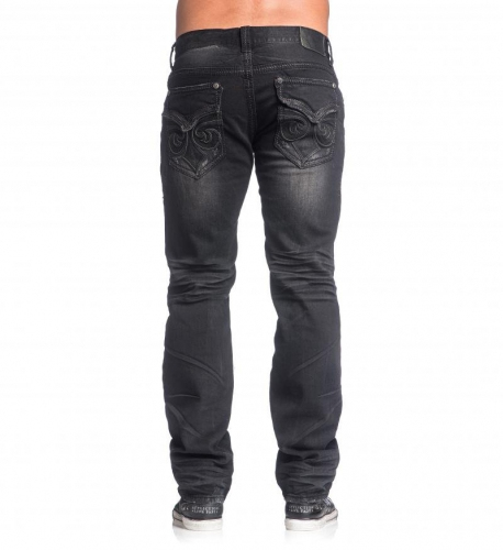 Джинси Affliction Blake Fleur Black ціна
