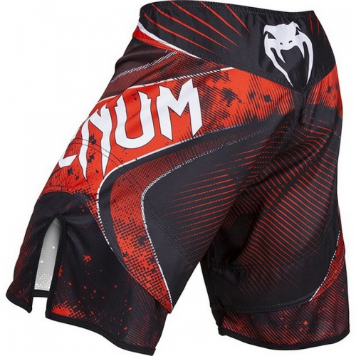 Шорты Venum Galactic Fightshorts Black Red фото