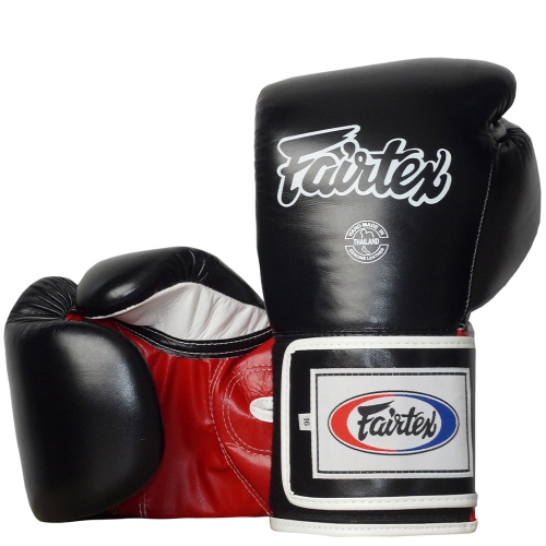 Боксерские перчатки Fairtex BGV5 Black Red купить