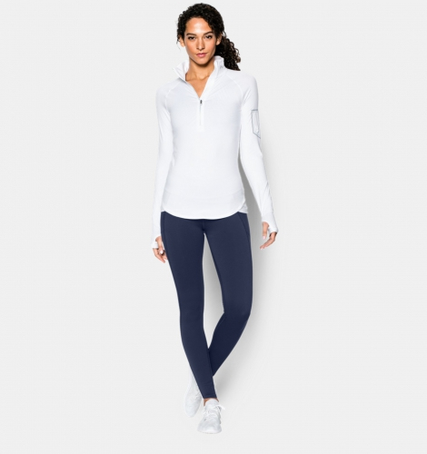 Жіночі компресійні штани Under Armour HeatGear Compression Fly By Leggings Navy ціна