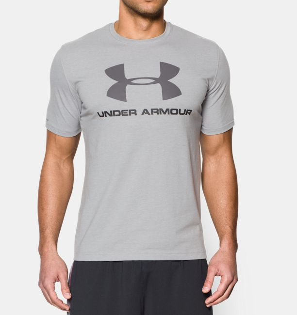 Футболка Under Armour Sportstyle Logo T-Shirt Grey