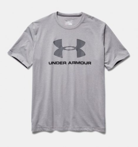 Under Armour Sportstyle Logo T-Shirt Grey photo