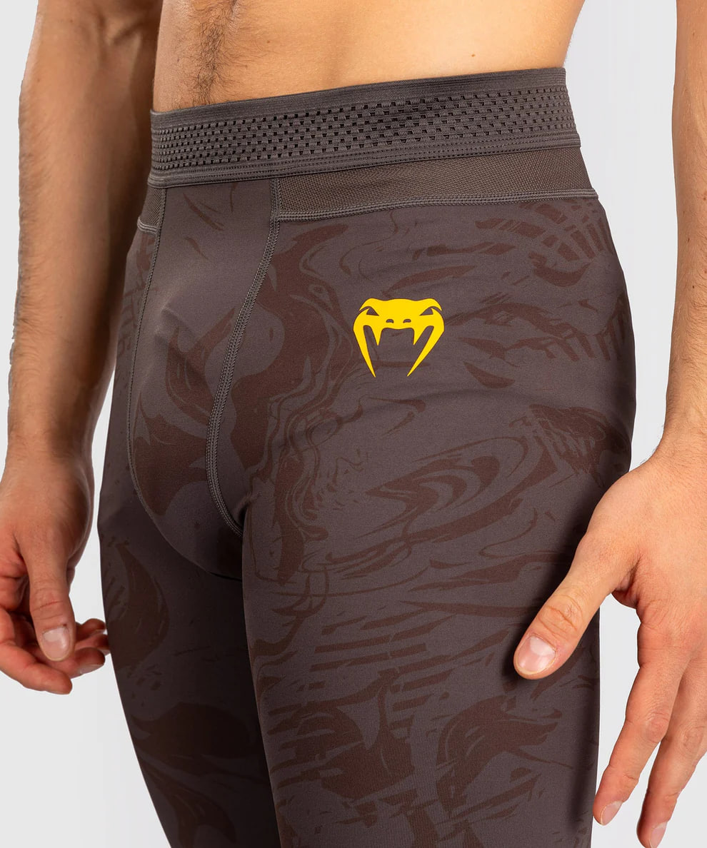 Компрессионные штаны UFC Venum FIGHT WEEK 4.0 Mens Spats Dark Brown купить