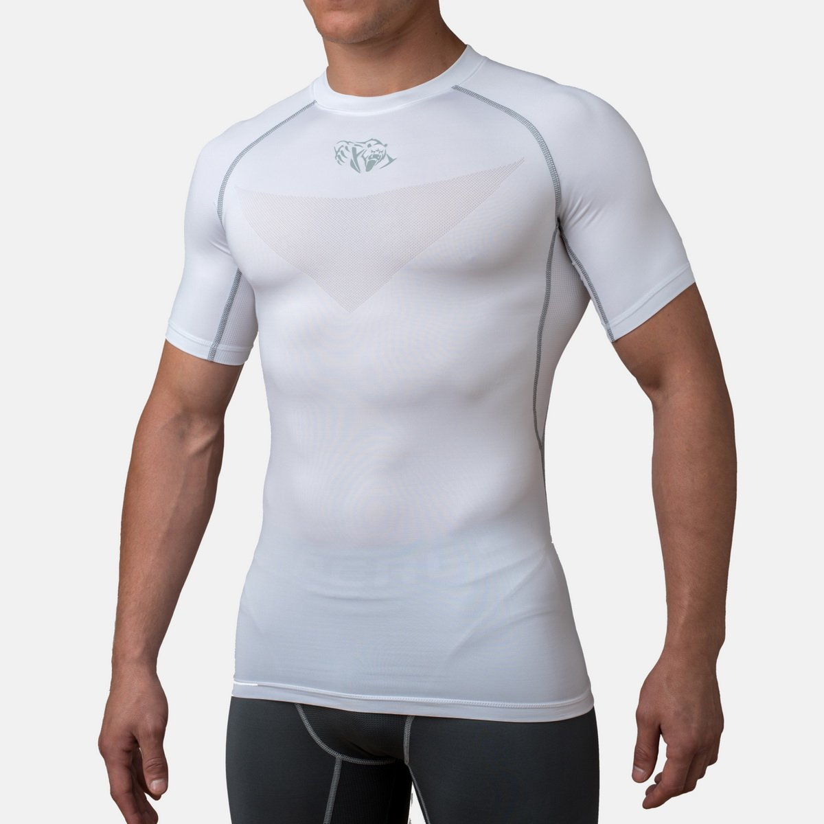 Компресійна футболка Peresvit Air Motion Snow Grey Short Sleeve