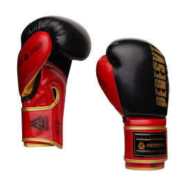 Боксерські рукавиці Peresvit Core Boxing Gloves Black Red Yellow, Фото № 4