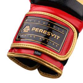 Боксерські рукавиці Peresvit Core Boxing Gloves Black Red Yellow, Фото № 6