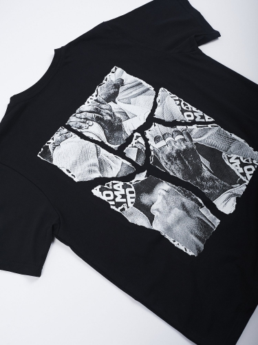 Manto T-Shirt Torn Black photo