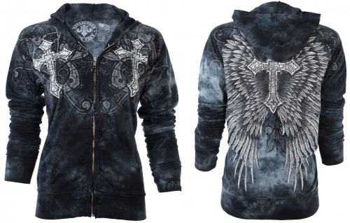 Womens Affliction Sacrifice Hoodie buy
