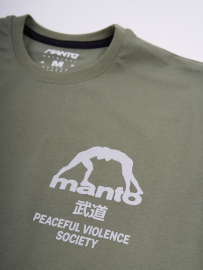 Футболка MANTO T-shirt Society Olive, Фото № 3
