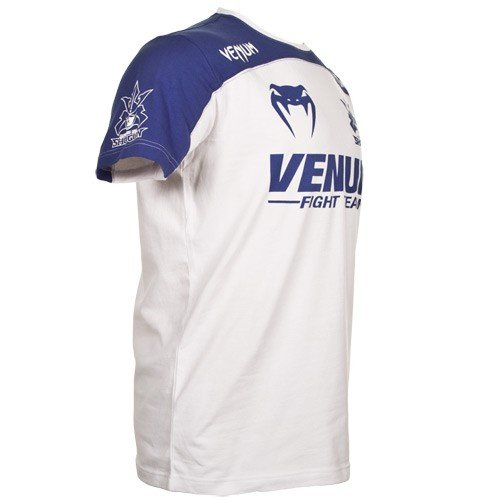Футболка Venum Shogun Team T-shirt - White-Blue фото